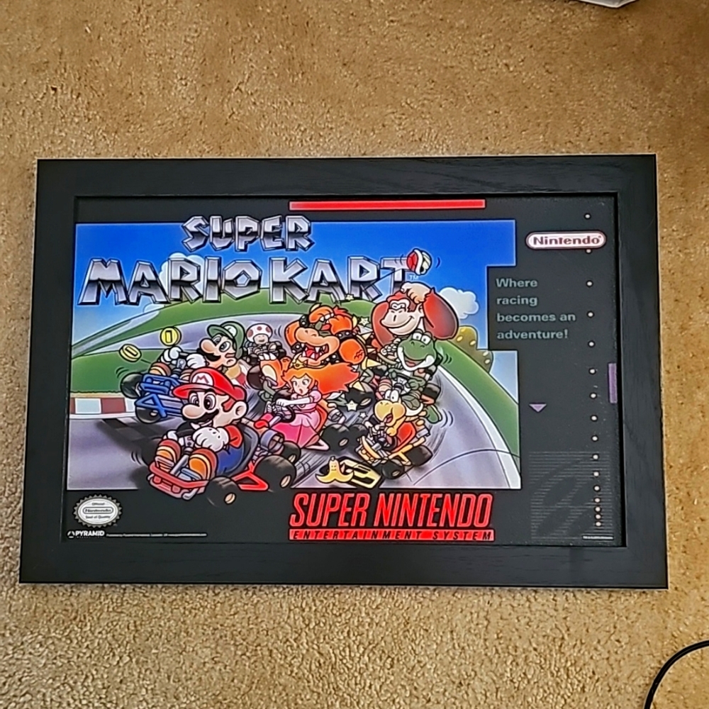 Super Nintendo Mario Kart picture